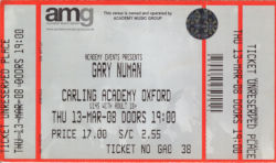 Oxford Ticket 2008